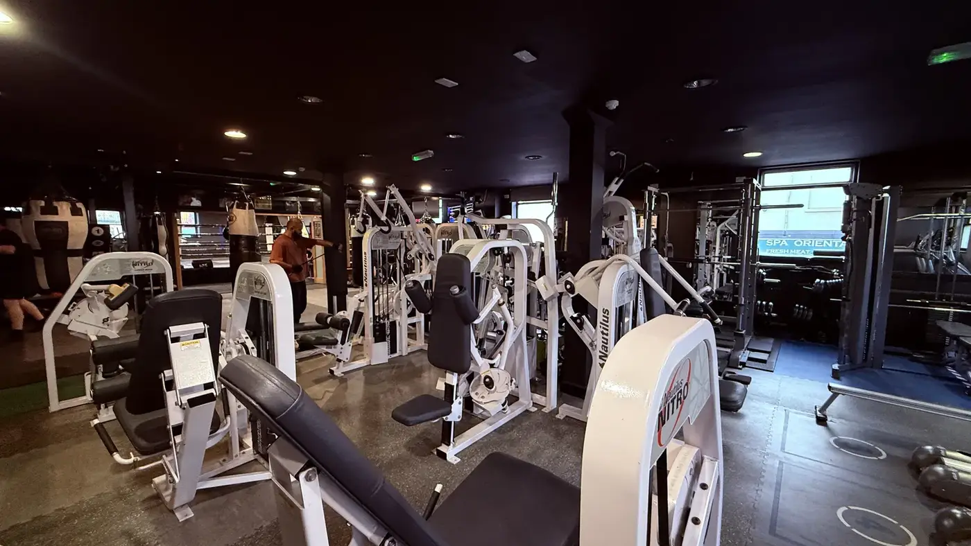 Resistance machines in the ACES gym